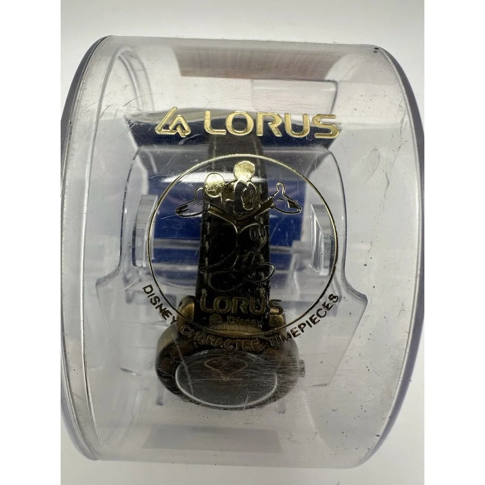 Lorus V811-4290 Disney Mickey Mouse‎ Vintage Ladies Rare New Battery 27MM 6.75